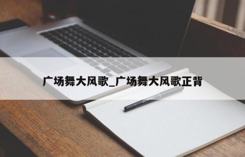广场舞大风歌_广场舞大风歌正背