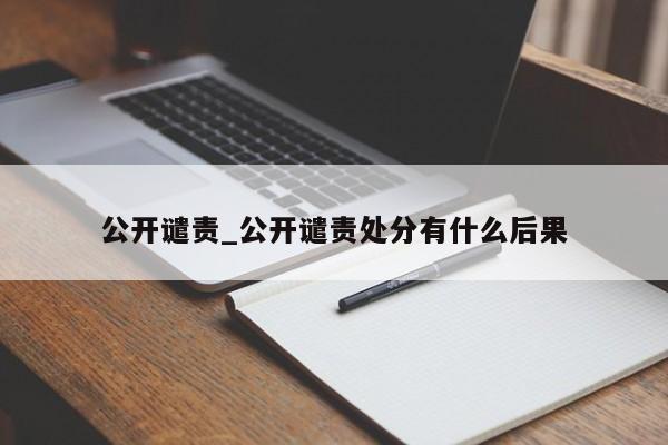公开谴责_公开谴责处分有什么后果